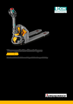 Transpaleta elec. de conductor acompañante Jungheinrich AME 13