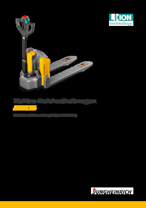 Transpaleta elec. de conductor acompañante Jungheinrich AME 15