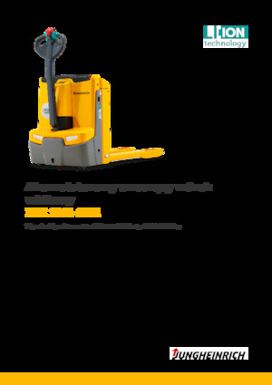 Transpaleta elec. de conductor acompañante Jungheinrich EJE 114i