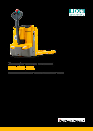 Transpaleta elec. de conductor acompañante Jungheinrich EJE 114i