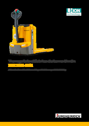 Transpaleta elec. de conductor acompañante Jungheinrich EJE 116i