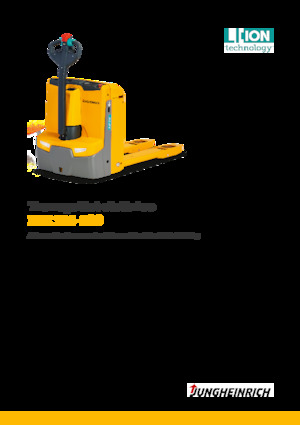 Transpaleta elec. de conductor acompañante Jungheinrich EJE 116