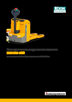 Transpaleta elec. de conductor acompañante Jungheinrich EJE 116