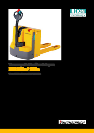 Transpaleta elec. de conductor acompañante Jungheinrich EJE 120n