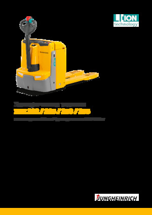 Transpaleta elec. de conductor acompañante Jungheinrich EJE 225 