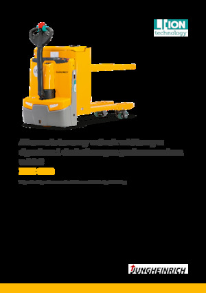 Transpaleta elec. de conductor acompañante Jungheinrich EJE C20