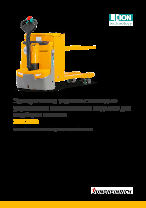 Transpaleta elec. de conductor acompañante Jungheinrich EJE C20