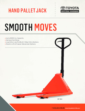 Transpaleta elec. de conductor acompañante Toyota HPT28U