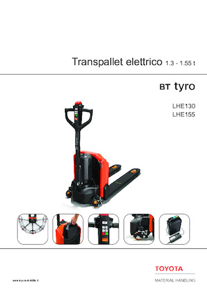 Transpaleta elec. de conductor acompañante Toyota LHE130