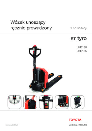 Transpaleta elec. de conductor acompañante Toyota LHE130