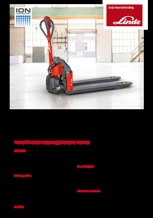 Transpaleta elec. de conductor acompañante Linde MT12 