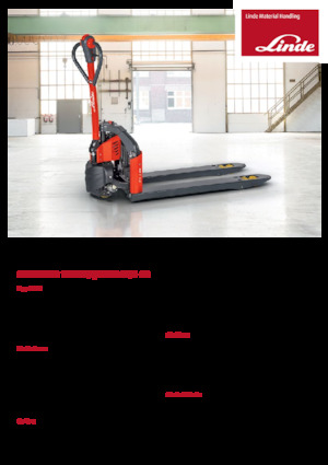 Transpaleta elec. de conductor acompañante Linde MT12 