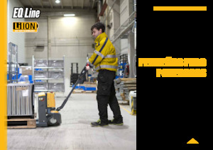 Transpaleta elec. de conductor acompañante Caterpillar NPP20QBL