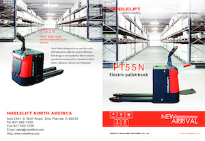 Transpaleta elec. de conductor acompañante Noblelift PT55N
