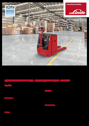 Transpaleta elec. de conductor acompañante Linde T25