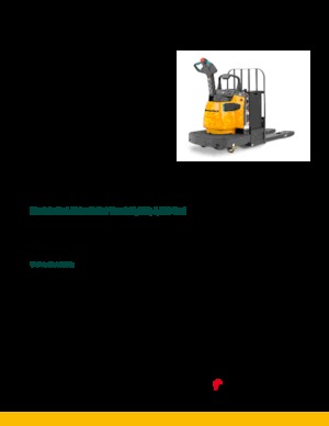 Transpaleta elec. de conductor acompañante Jungheinrich ECR 327