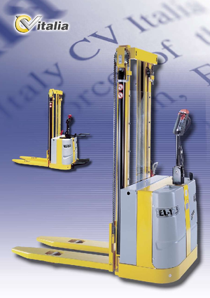 Apiladores de palets con plataforma elevadora CVitalia EL 12.5-16 P