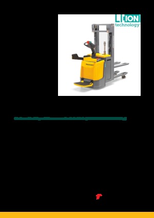 Apiladores de palets con plataforma elevadora Jungheinrich ERC 212z