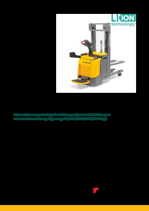 Apiladores de palets con plataforma elevadora Jungheinrich ERC 212z