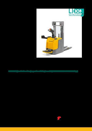Apiladores de palets con plataforma elevadora Jungheinrich ERC 216 