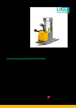 Apiladores de palets con plataforma elevadora Jungheinrich ERC 214 