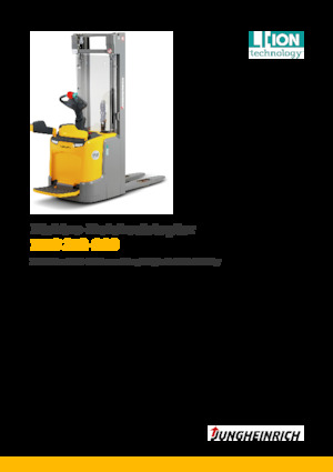 Apiladores de palets con plataforma elevadora Jungheinrich ERC 220 