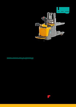 Apiladores de palets con plataforma elevadora Jungheinrich ERD 120