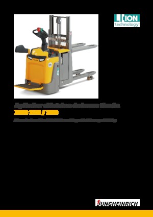 Apiladores de palets con plataforma elevadora Jungheinrich ERD 120