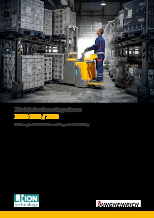 Apiladores de palets con plataforma elevadora Jungheinrich ERD 120