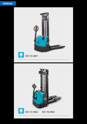 Apiladores de palets con plataforma elevadora Baoli ES 12-N03
