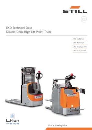 Apiladores de pie Still EXD 20