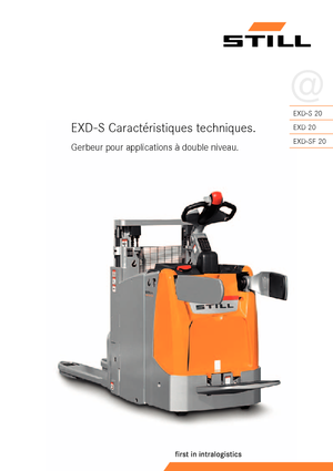 Apiladores de pie Still EXD-SF 20