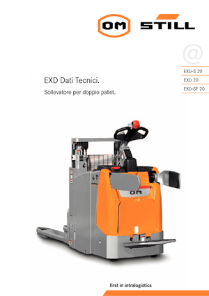 Apiladores de pie Still EXD-SF 20