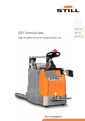 Apiladores de pie Still EXD-SF 20