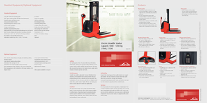 Apiladores de pie Linde L 12 AS 2924 S