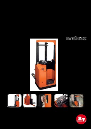 Apiladores de palets con plataforma elevadora BT SSE 135 