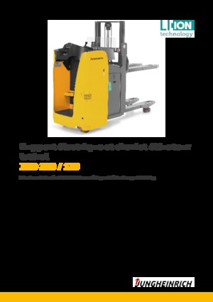 Apiladores de palets con asiento Jungheinrich ESD 120