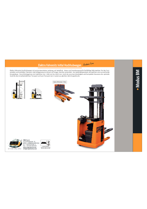 Apiladores de palets con asiento OMG Modus-BM