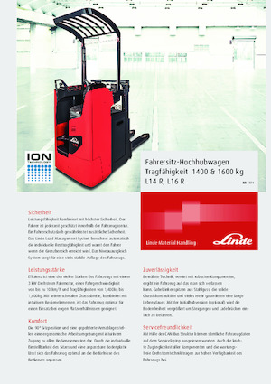 Apiladores de palets con asiento Linde L16R 