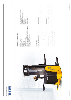 Apiladores de palets con plataforma elevadora Hyundai 15 ESR