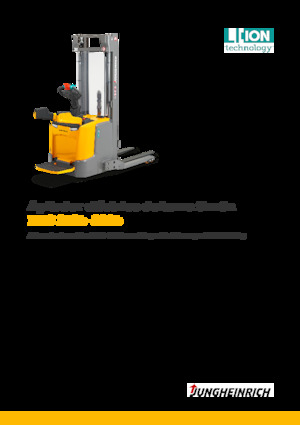 Apiladores de palets con plataforma elevadora Jungheinrich ERC 212b