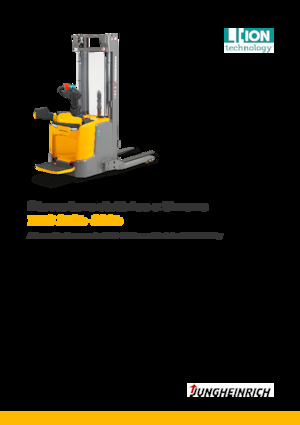 Apiladores de palets con plataforma elevadora Jungheinrich ERC 212b