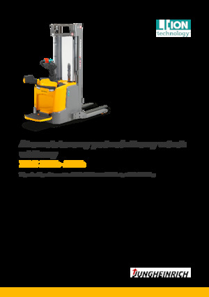 Apiladores de palets con plataforma elevadora Jungheinrich ERC 212b