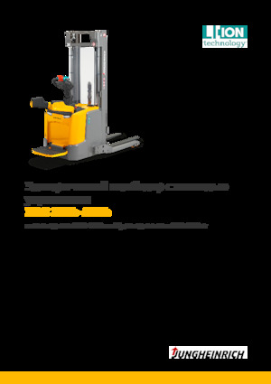 Apiladores de palets con plataforma elevadora Jungheinrich ERC 212b