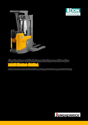 Apiladores de palets con plataforma elevadora Jungheinrich ERC 214bi