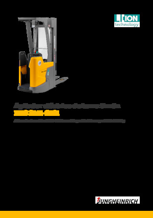 Apiladores de palets con plataforma elevadora Jungheinrich ERC 214i