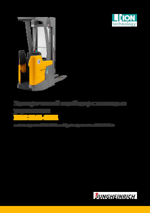 Apiladores de palets con plataforma elevadora Jungheinrich ERC 214i