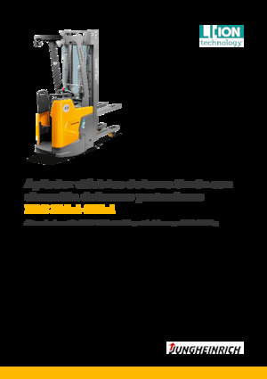 Apiladores de palets con plataforma elevadora Jungheinrich ERC 214zi