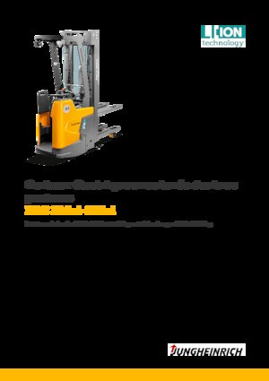 Apiladores de palets con plataforma elevadora Jungheinrich ERC 214zi