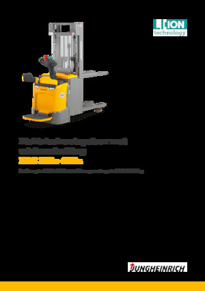 Apiladores de palets con plataforma elevadora Jungheinrich ERC 220z